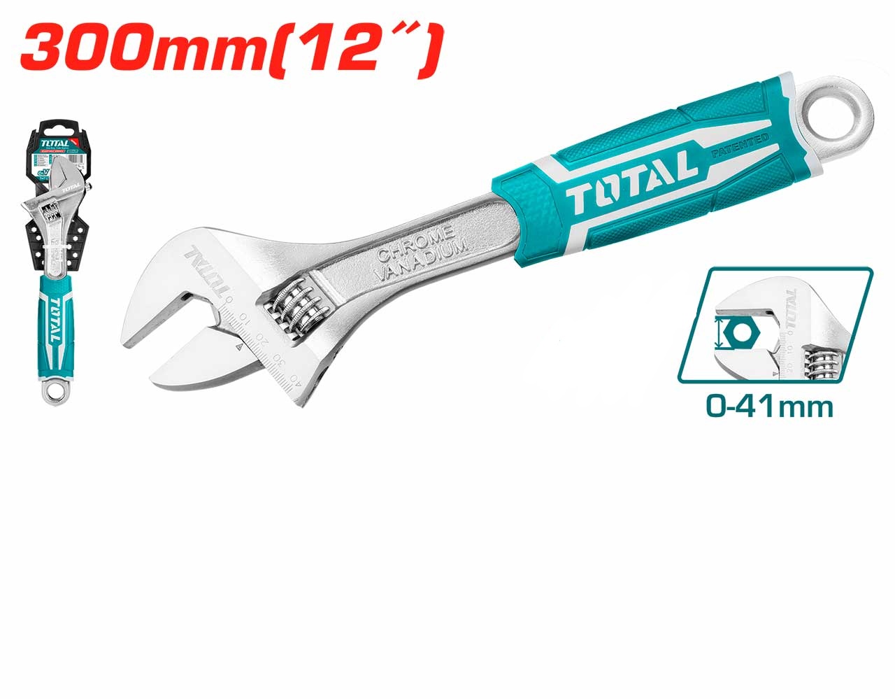 12 inch Adjustable Wrench