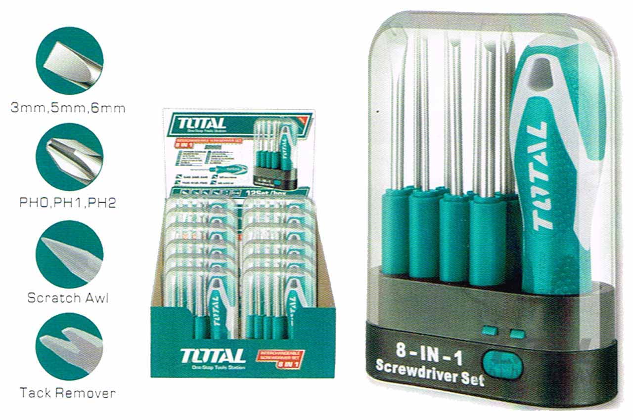 INTERCHANGEABLE SCREWDRIVER SET