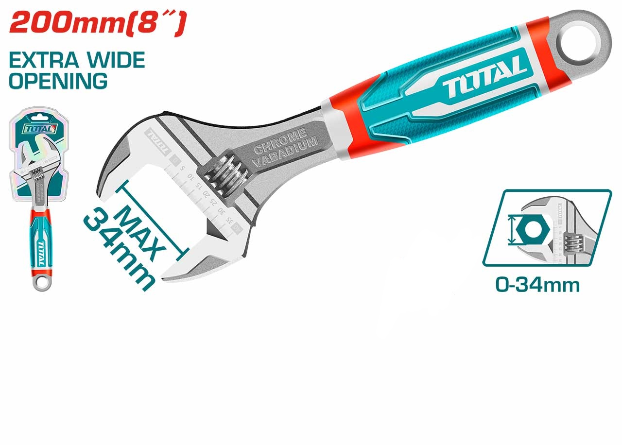 8 inch Adjustable Wrench